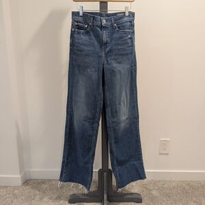 AYR Blue Flare Wide Leg Jeans